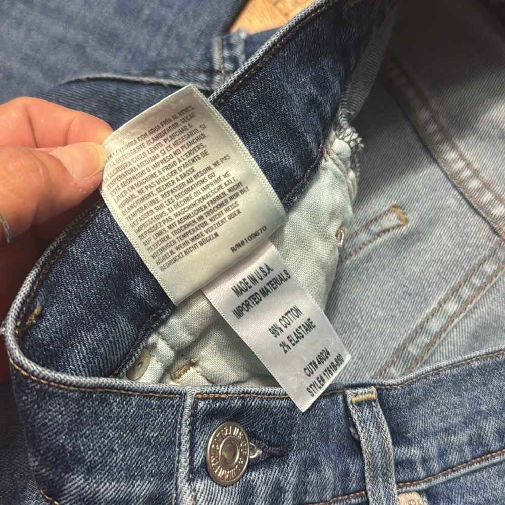 Citizens Of Humanity Dark Blue Cropped Jeans - Picture 7 of 7